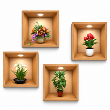 3d Flower wall paper sticker