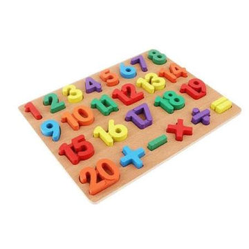 ABC Wooden Aletters 123 Educational Toys Puzzle