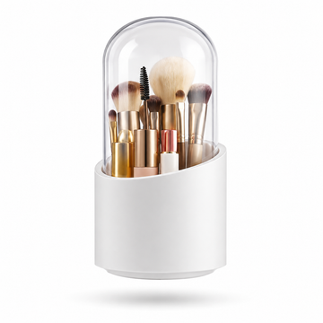Acrylic makeup brush holder