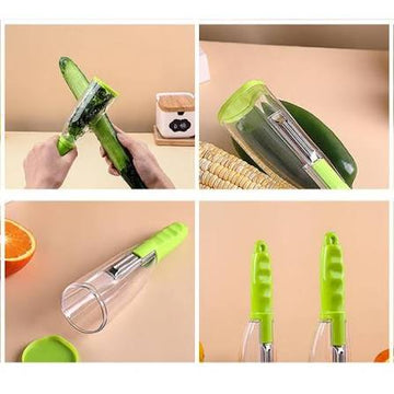 Fruit Peeler Vegetable Peeler with Container