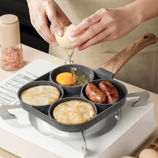 Non Stick Four Portion Frying Pan