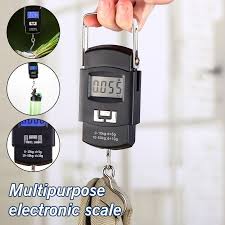 Portable 50 kg Capacity Luggage Scale Digital Weighing Travel Bag Weight Checker Hanging Weight Scale