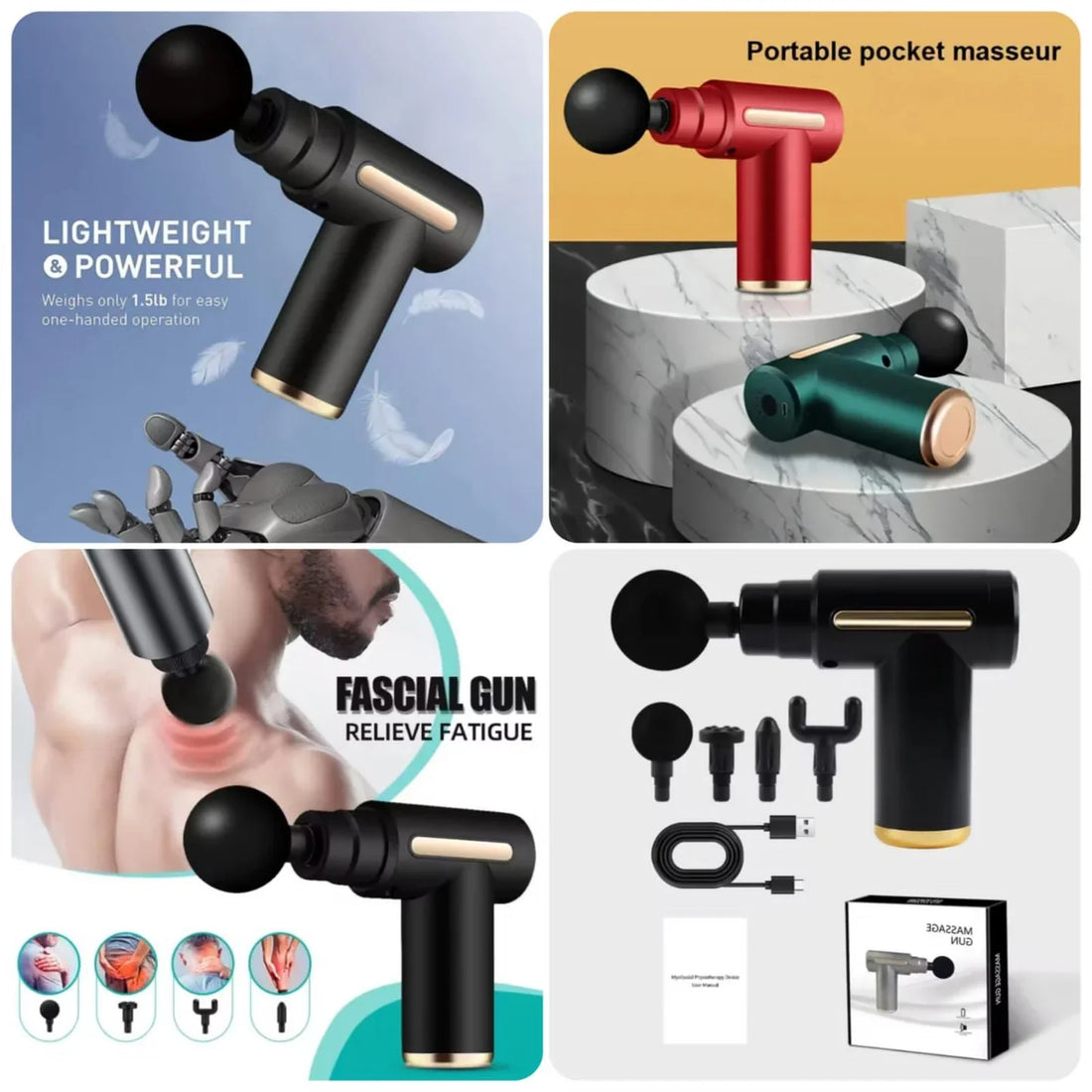 Rechargeable Massage Gun