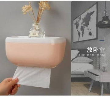 Wall Mounted Self Adhesive Tissue Box